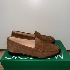 Suede Penny Loafers